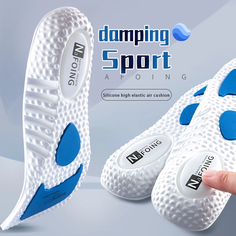 Orthopedic Insoles for Plantar Fasciitis Flat Feet Arch Support Foot Insoles for Sport Running Shoes Men Women Comfort Shoe Sole