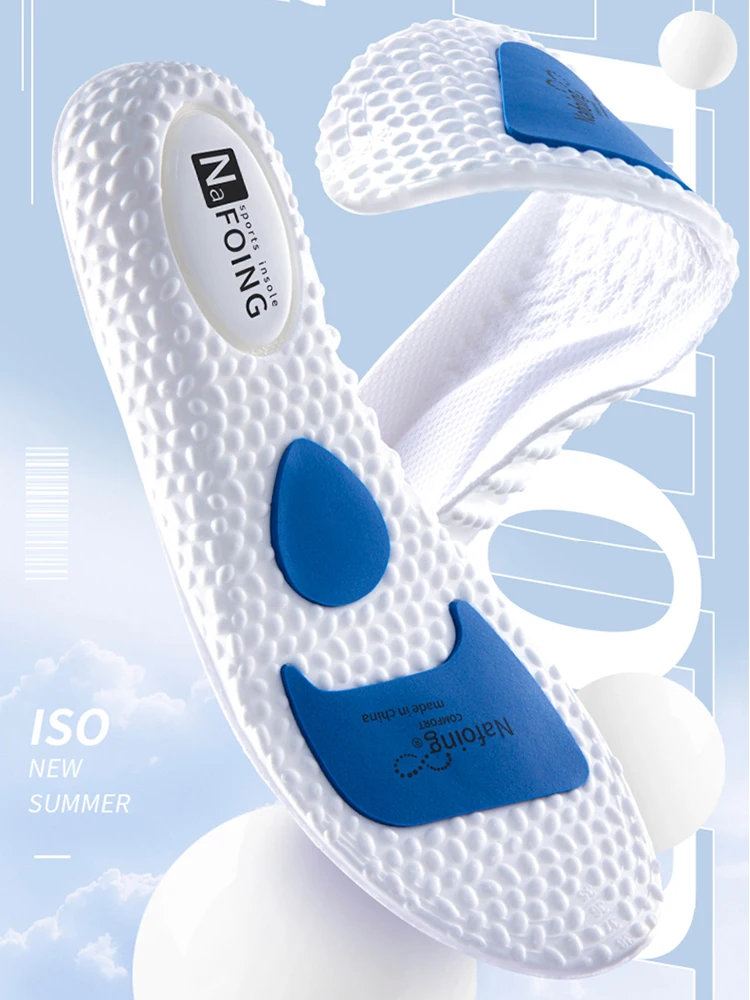Orthopedic Insoles for Plantar Fasciitis Flat Feet Arch Support Foot Insoles for Sport Running Shoes Men Women Comfort Shoe Sole