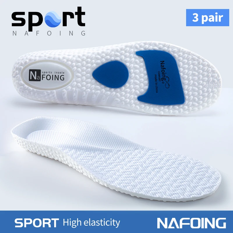 Orthopedic Insoles for Plantar Fasciitis Flat Feet Arch Support Foot Insoles for Sport Running Shoes Men Women Comfort Shoe Sole