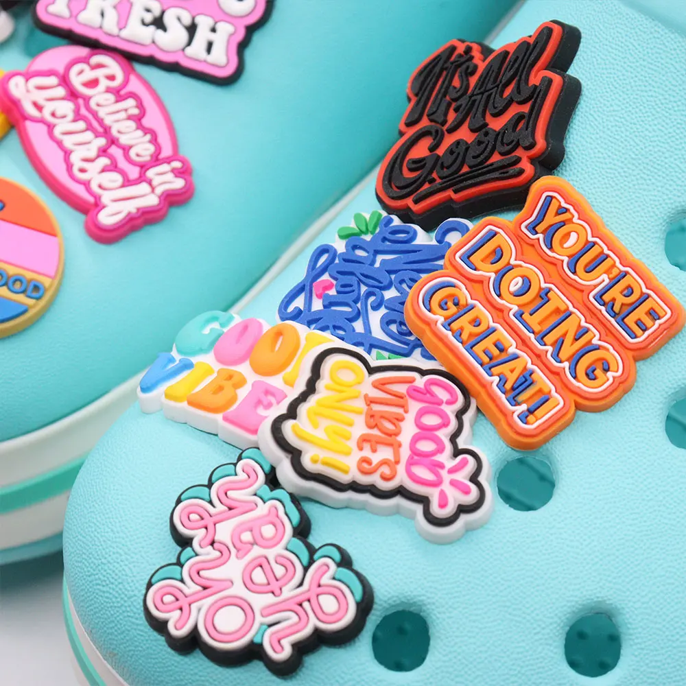 1-16PCS Yeet or Be Yeeted Lucky Children Shoes Charms Accessories Good Fresh Hero Buckle Clog Sandal Decorations