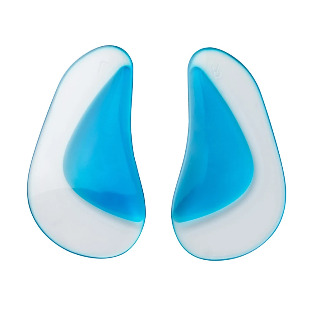 1Pair Arch Orthotic Support Silicone Insoles for Feet O/X Foot Plate Flat Foot Corrector Shoe Cushion Foot Care Insert Insole
