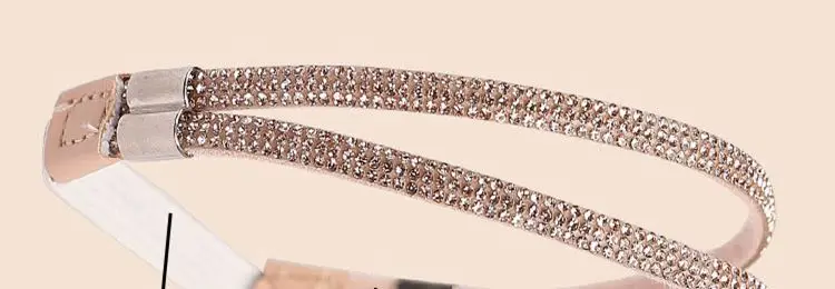 High Heels Shoes Band Anti-loose for Women Diamond Shoelaces Anti-drop Heel Straps Belt Drill Elastic Fixing Rhinestone Belts
