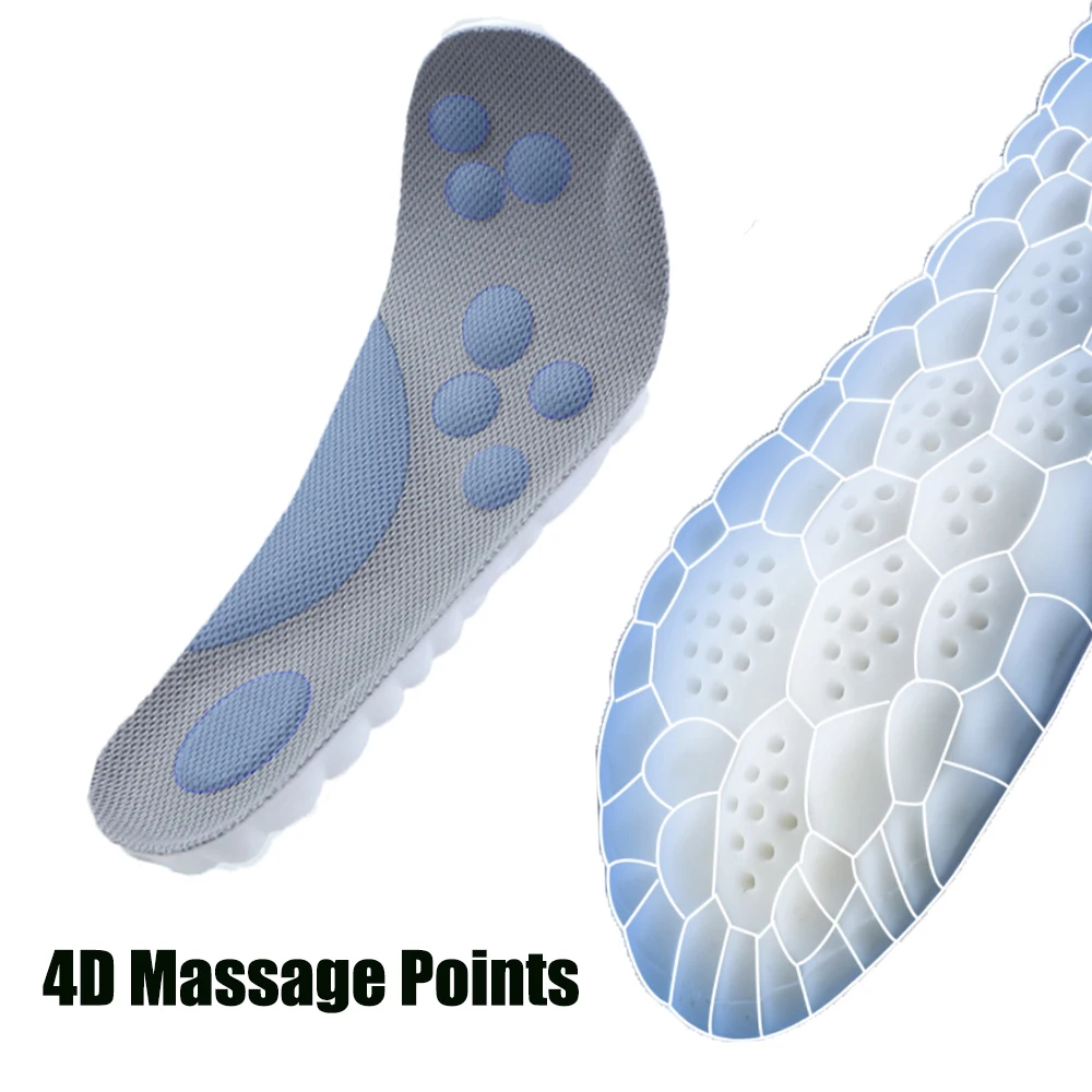 High Quality Sports Insoles for Shoes Men Memory Foam Woman Templates Arch Support Orthopedic Insoles for Sneakers Shoe Pad