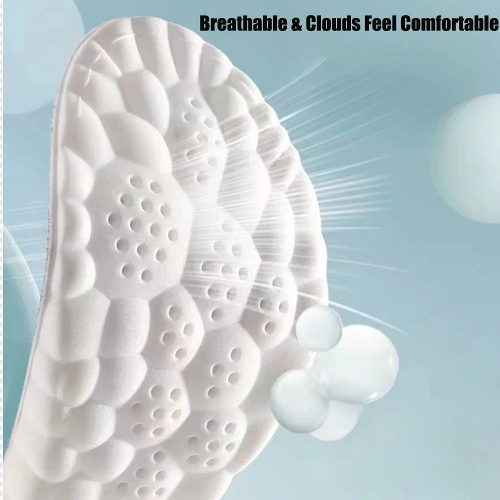 High Quality Sports Insoles for Shoes Men Memory Foam Woman Templates Arch Support Orthopedic Insoles for Sneakers Shoe Pad