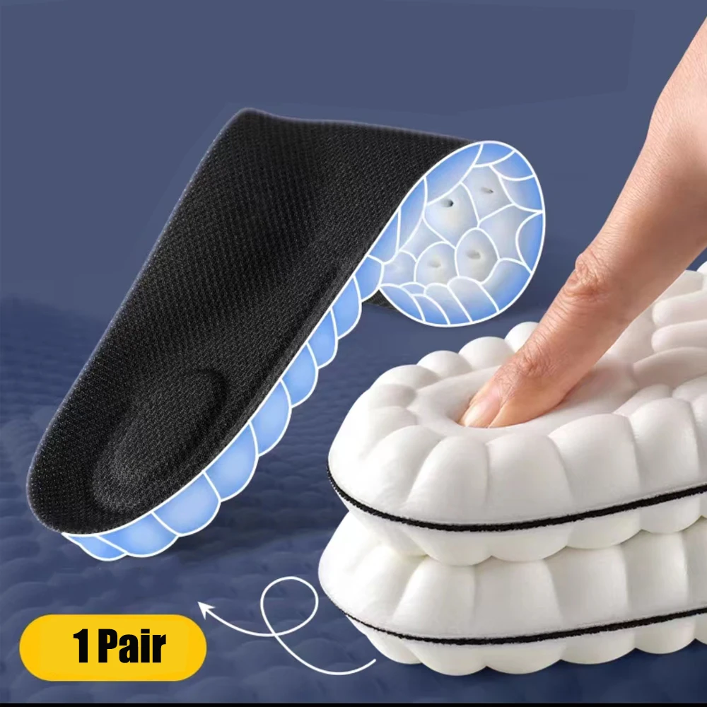 High Quality Sports Insoles for Shoes Men Memory Foam Woman Templates Arch Support Orthopedic Insoles for Sneakers Shoe Pad