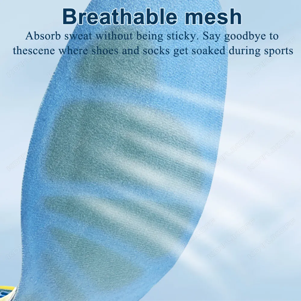 Silicone Soft Insoles Sport High Elastic Cushion Orthotic Arch Support Foot Pain Massage Gel Orthotic Arch Foot Care Comfort Pad