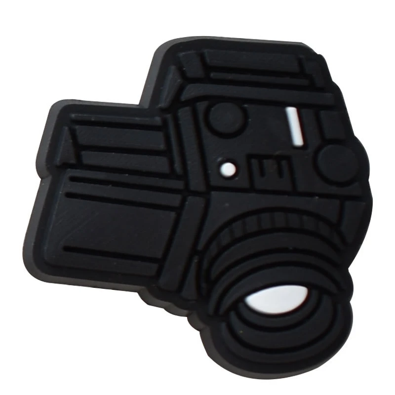 Shoe Charms for Crocs Accessories Camera Badge Women Sandals Buckle Kids Pins Decoration Jeans Party Favors Shoes Accessories