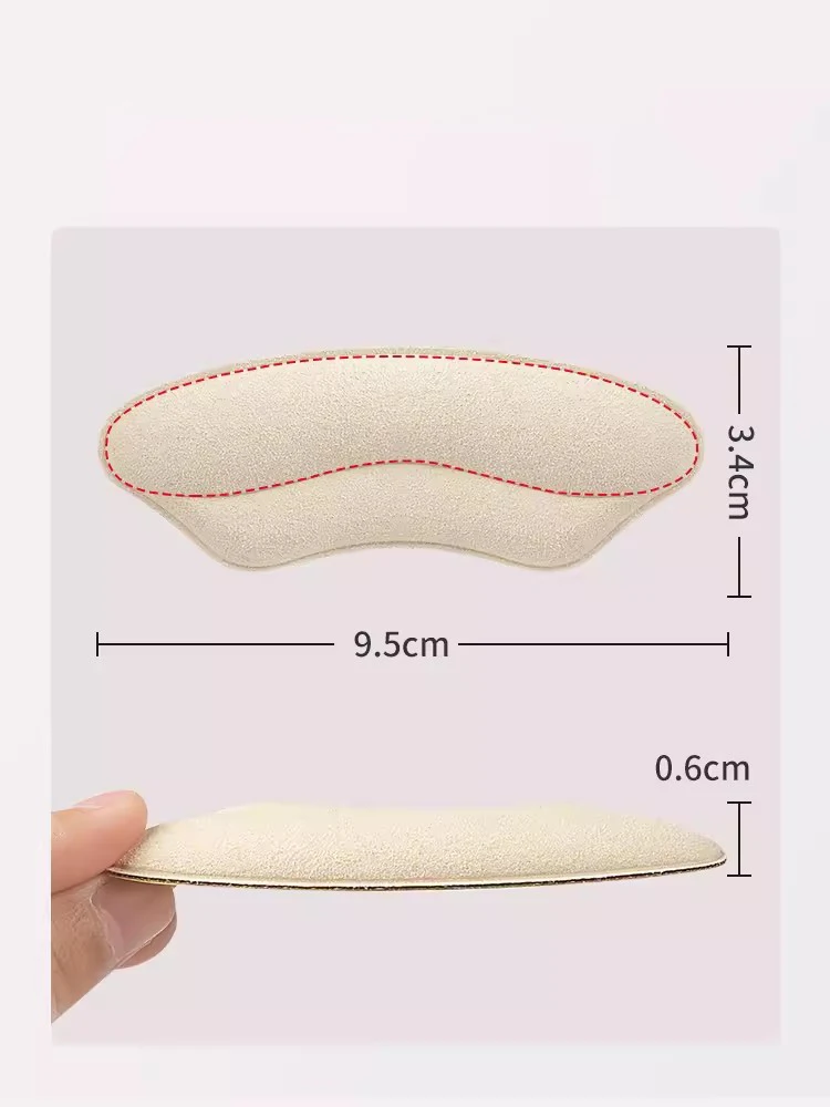 1/2/4Pairs Anti-Wear Soft Sports Heel Inserts Self Adhesive Protection Patches Shoe Size Modification Tool Feet Pads for Heels