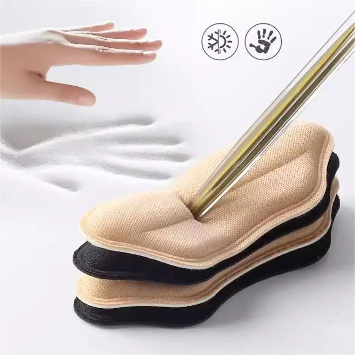 1/2/4Pairs Anti-Wear Soft Sports Heel Inserts Self Adhesive Protection Patches Shoe Size Modification Tool Feet Pads for Heels