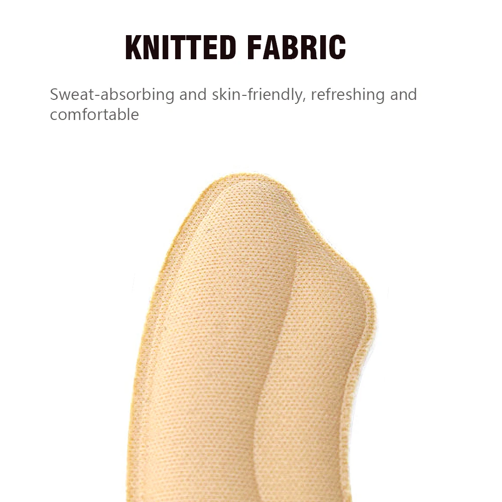 1/2/4Pairs Anti-Wear Soft Sports Heel Inserts Self Adhesive Protection Patches Shoe Size Modification Tool Feet Pads for Heels