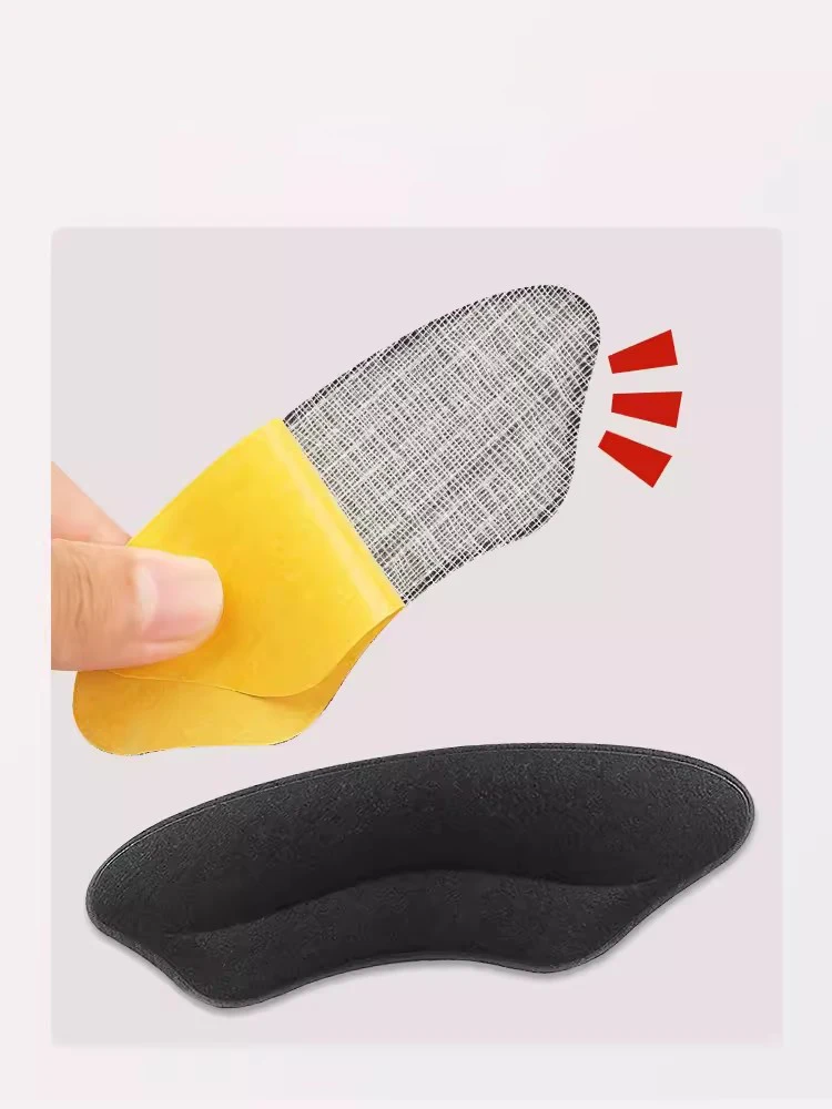 1/2/4Pairs Anti-Wear Soft Sports Heel Inserts Self Adhesive Protection Patches Shoe Size Modification Tool Feet Pads for Heels