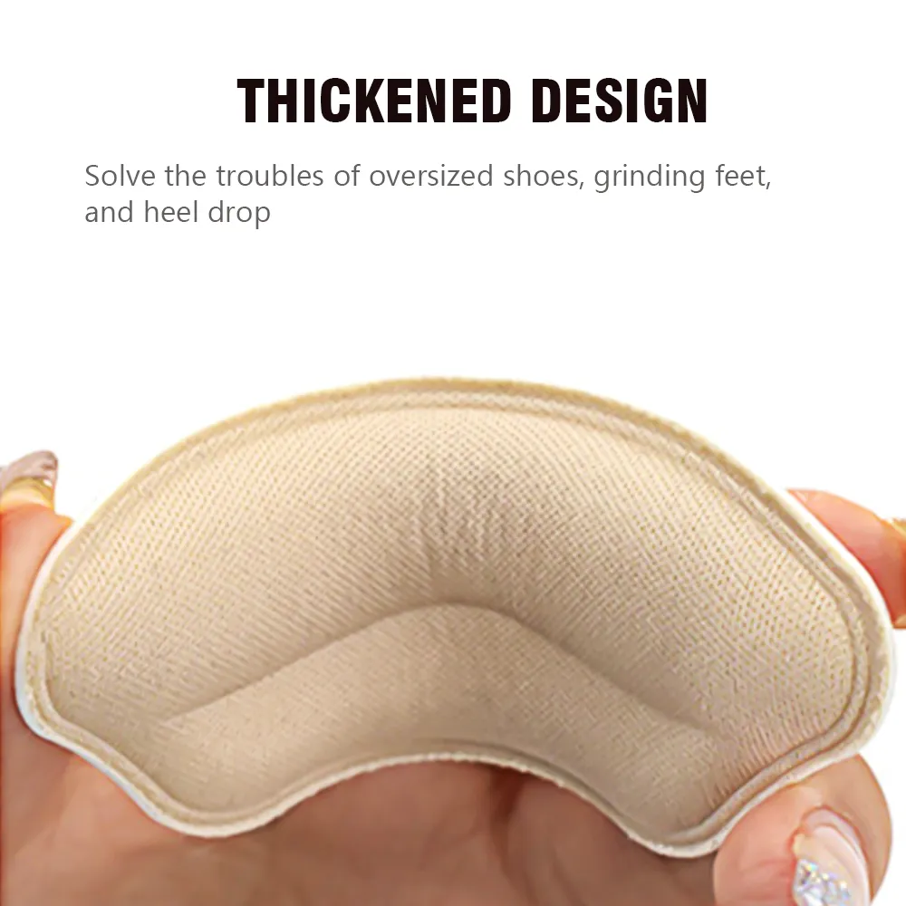 1/2/4Pairs Anti-Wear Soft Sports Heel Inserts Self Adhesive Protection Patches Shoe Size Modification Tool Feet Pads for Heels