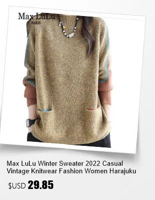 Amax luluE Brand Spring Korean Floral Sweaters Women Printed Vintage Classic Leisure Jumpers 2023 Ladies Casual Knitted Pullover