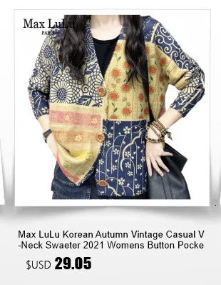 Amax luluE Brand Spring Korean Floral Sweaters Women Printed Vintage Classic Leisure Jumpers 2023 Ladies Casual Knitted Pullover