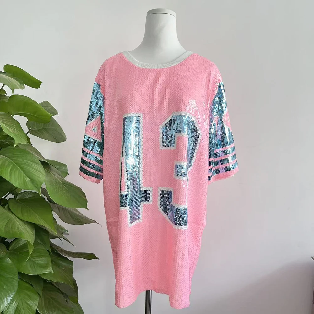 Gamma Phi Delta Women's Association Organizing Club Party Greek Number 43 Pink T-shirt