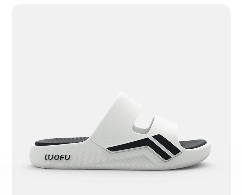 LUOFU Men's Outdoor Sports Slippers Summer Fashion Versatile Thick Sole Soft Sole Comfortable and Non slip Beach Sandals