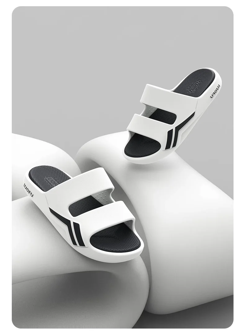 LUOFU Men's Outdoor Sports Slippers Summer Fashion Versatile Thick Sole Soft Sole Comfortable and Non slip Beach Sandals