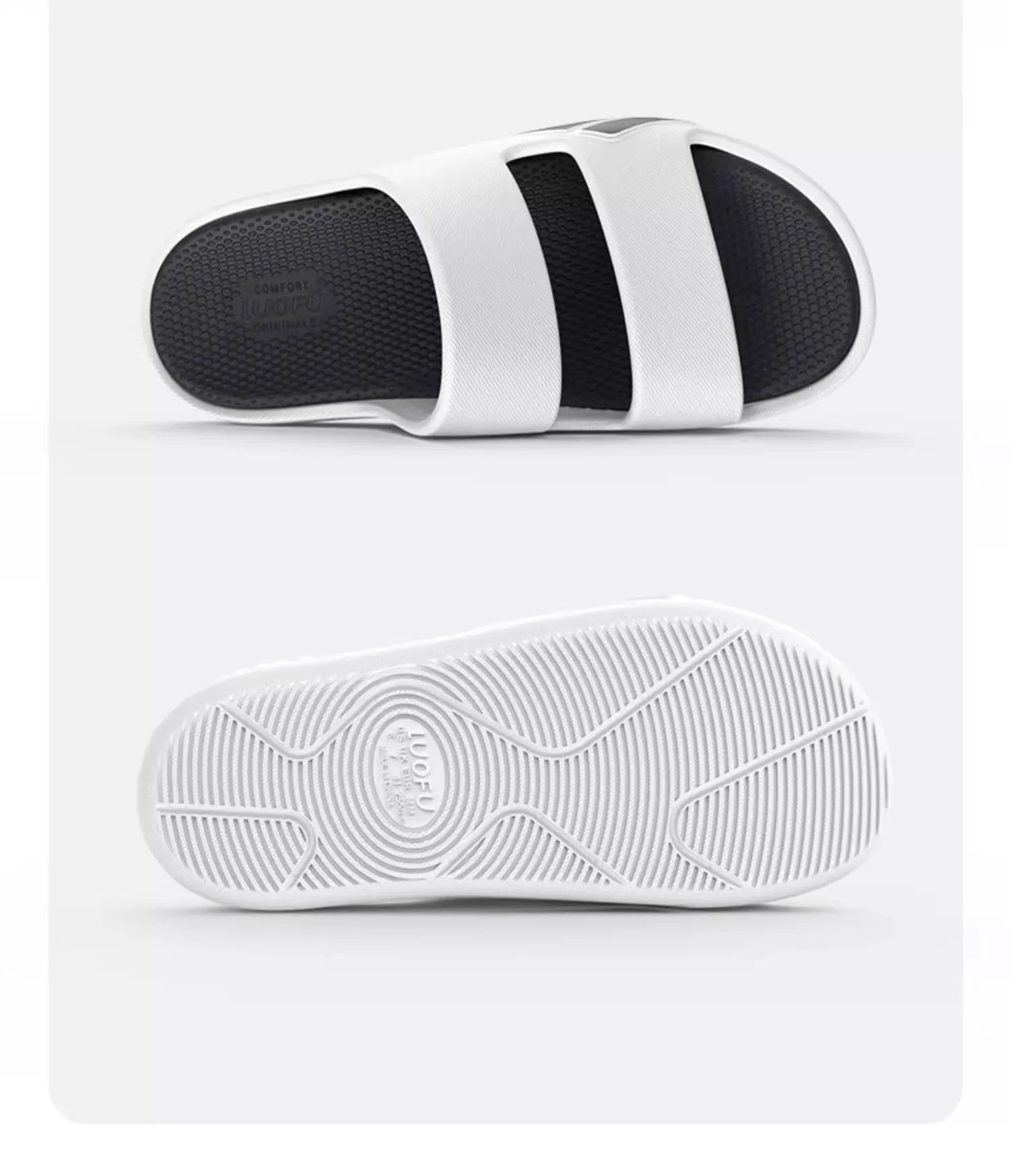 LUOFU Men's Outdoor Sports Slippers Summer Fashion Versatile Thick Sole Soft Sole Comfortable and Non slip Beach Sandals