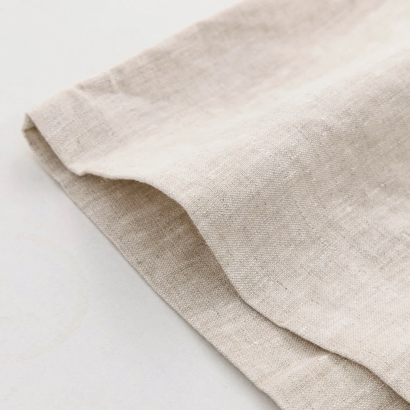 2026 Summer 100% Linen Women's Shorts Casual High Waist Wide Leg Button Up Elegant Ol Short Pants Femme