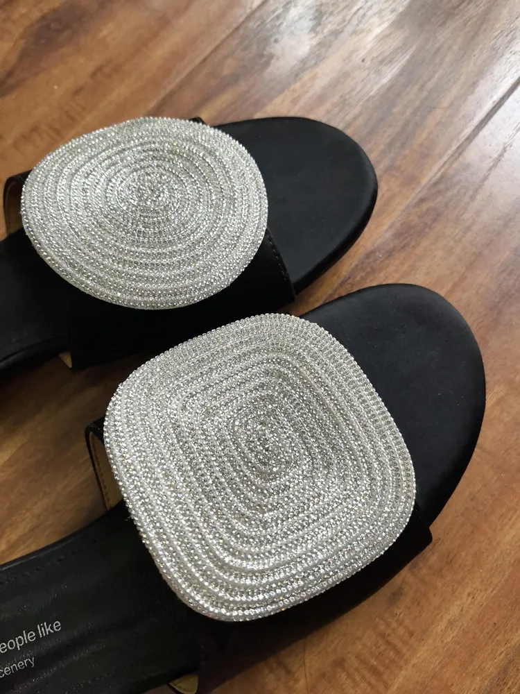 MKKHOU Fashion Sandals Women's New High Quality Linen Flat Bottom Slippers Minimalist Outdoor Slippers Beach Shoes