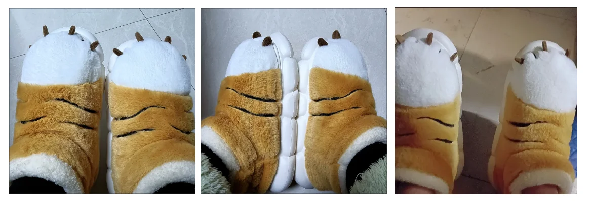 New Tiger Paw Slippers Woman Men Winter Furry Booties Women's Fuzzy Home Shoes Size 44 45 Girls Chrismas Slippers Drop Shipping
