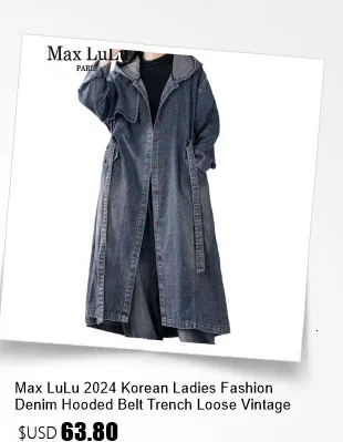 AmaxluluE 2025 Autumn Womens Leisure Loose Plaid Denim Trench British Vintage Classic Windbreakers Fashion Patchwork Long Coats