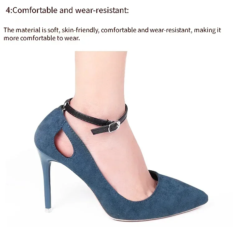 Women High Heels Shoelace No Installed Ankle Shoes Belt Holding Bundle Shoe Laces Anti-drop Heel Protector Anti-wear Accessories