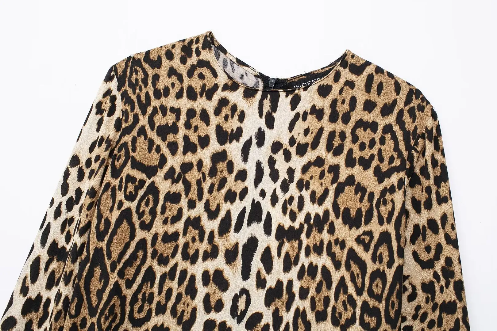 Leopard Print Maxi Dress Women's Retro Animal Print Dress Long Sleeve Elegant Party Dress Midi Prom Evening Dress 2024