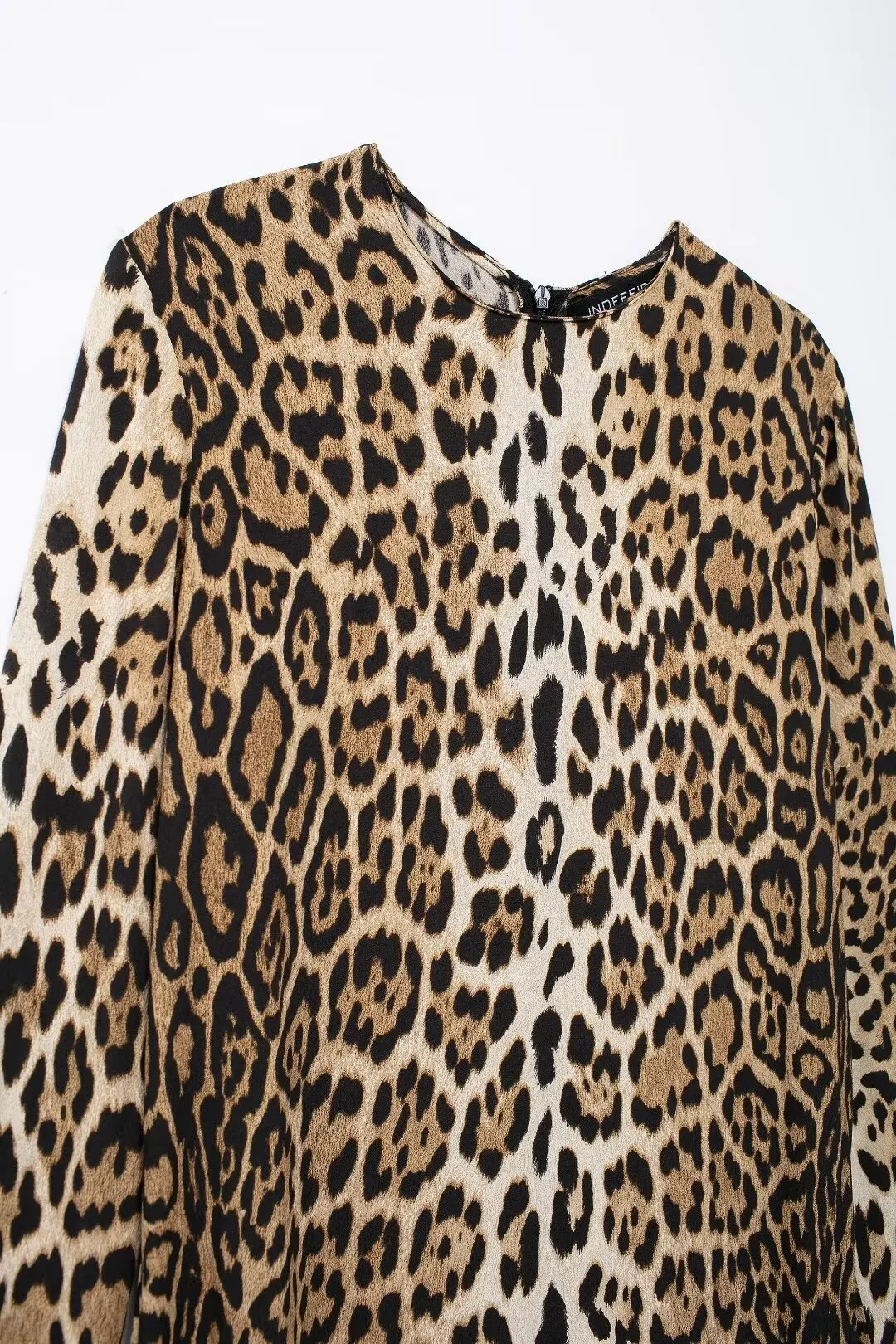 Leopard Print Maxi Dress Women's Retro Animal Print Dress Long Sleeve Elegant Party Dress Midi Prom Evening Dress 2024