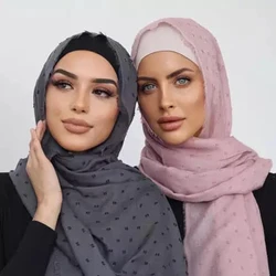 New Muslim Women Bucket Hat With Chiffon Hijabs Summer Sports Cap With Hijab Ready To Wear Instant Hijab Islam Headscarf