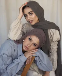 New Muslim Women Bucket Hat With Chiffon Hijabs Summer Sports Cap With Hijab Ready To Wear Instant Hijab Islam Headscarf