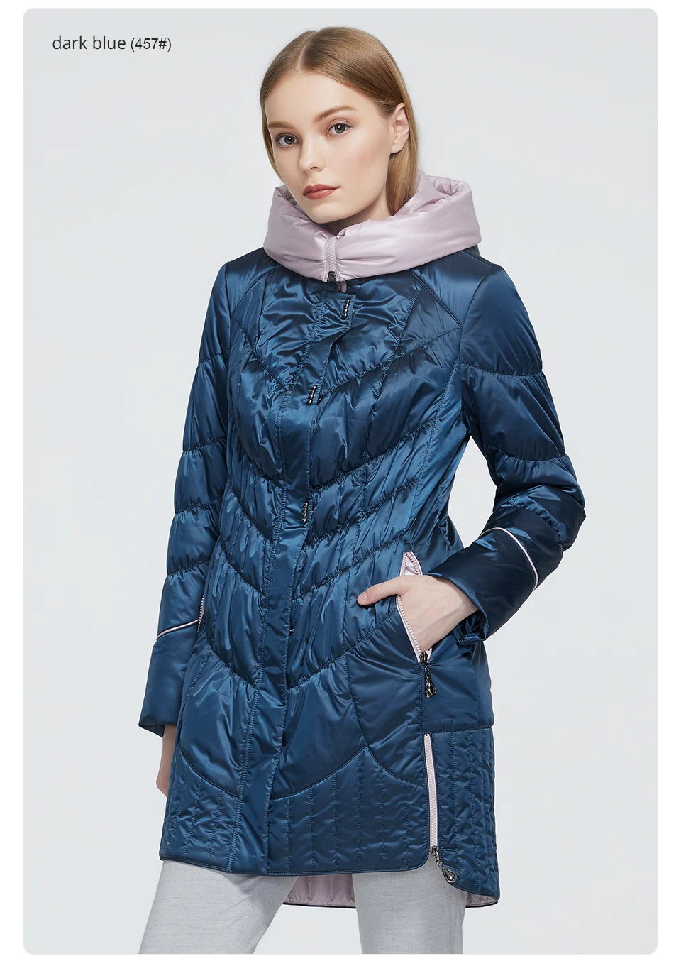 Astrid jacket winter women coat Casual female Parkas Female Hooded Coats solid ukraine Plus Size fashion style best AM-5810