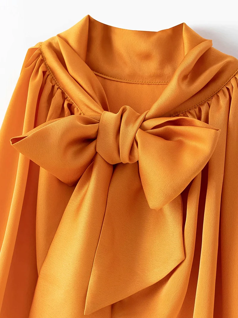 Klacwaya Top Women 2021 Sexy Blouses Orange Crop Ladies Shirts Halter Sleeveless Girl Summer Blusas Clothing Female Chic Tops