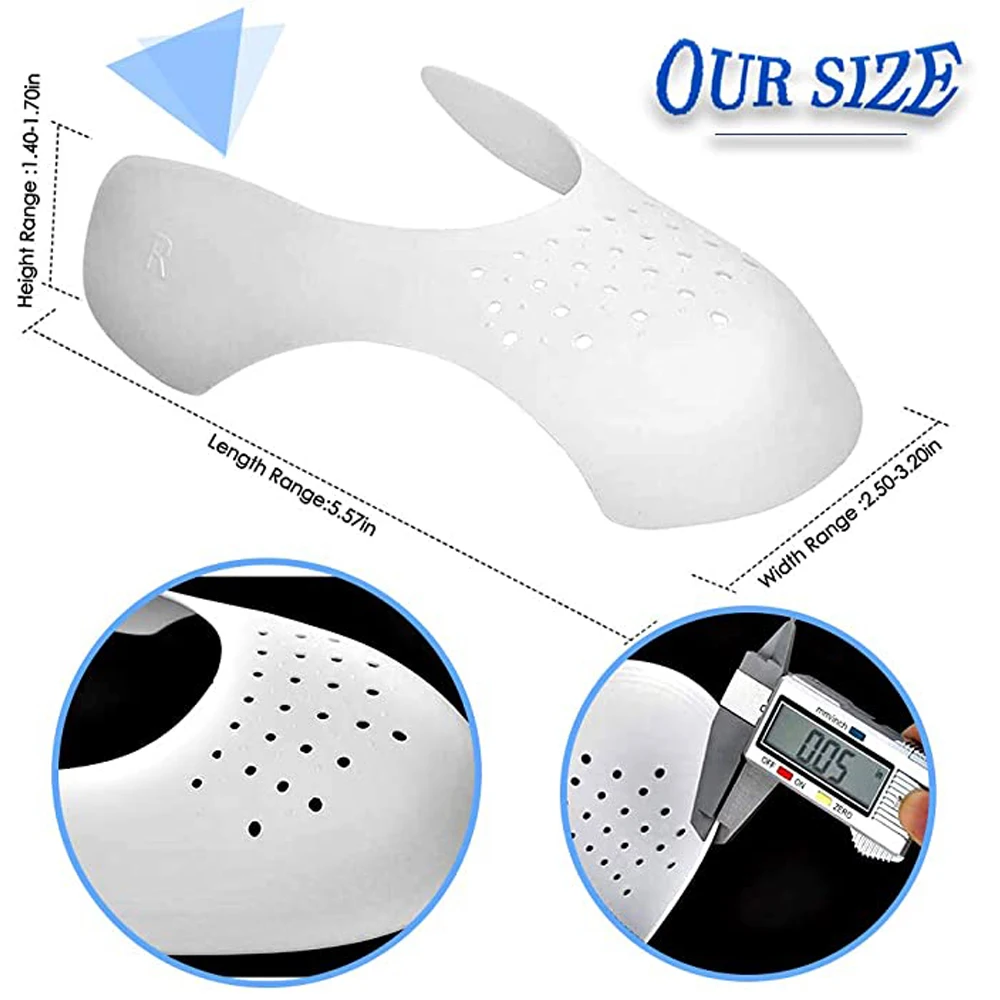 Anti Creases Shoe Protectors for New Shoes Care Support Toe Cap Anti-Fold Wrinkle Bending Crack Protection Men Woman Sneakers