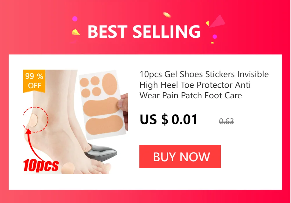 10-50PCS Silicone Gel Shoes Stickers Pain Relief Patch Liner High Heel Sticker Feet Care Adhesive Hydrocolloid Pads Cushions