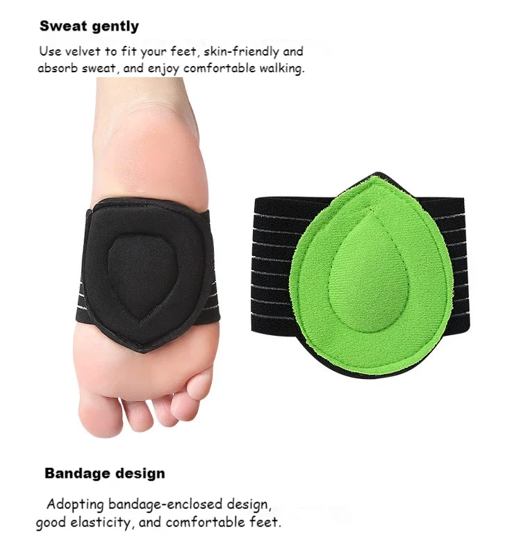 1Pair Plantar Fasciitis Insole for Flat Feet Arch Support Shoe Pads Orthopedic Shoes Insoles Men Women Feet Care Products