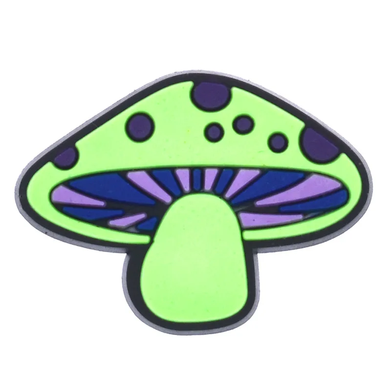 Mushroom Shoe Charms for Crocs Accessories Women Clogs Pins Men Badges Kids Jeans Boy Girls Decorations Buckle Shoes Accessories