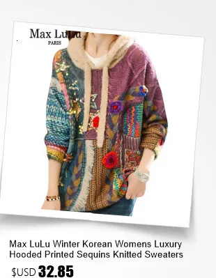 Amax luluE Brand Korean Fashion Pullover Womens Winter Luxury Floral Warm Sweaters Ladies Loose Printed Casual Oversized Jumpers