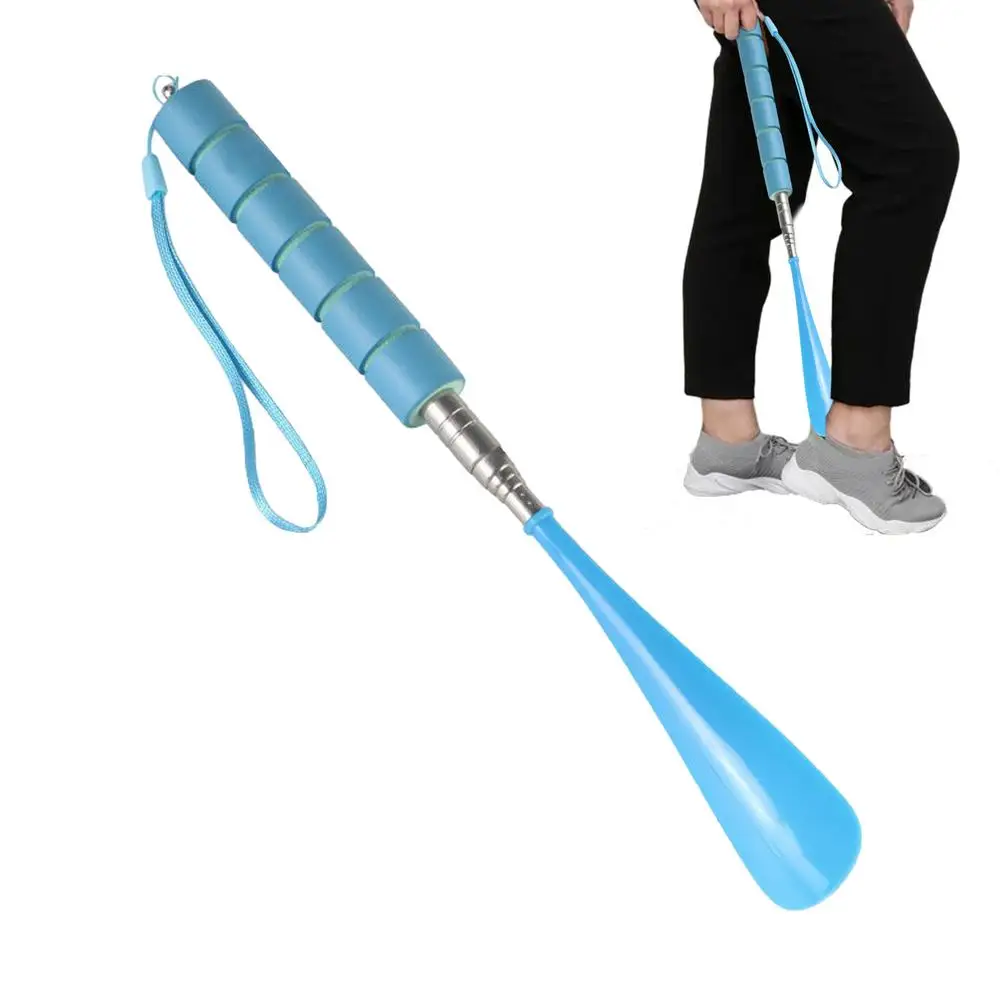 Long Adjustable Retractable Shoehorn Shoe Horn Stainless Steel Shoehorn Long Handle Shoehorn Durable Shoe Lifter Shoes Spoon