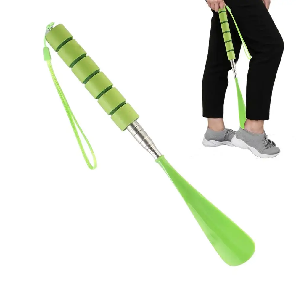 Long Adjustable Retractable Shoehorn Shoe Horn Stainless Steel Shoehorn Long Handle Shoehorn Durable Shoe Lifter Shoes Spoon