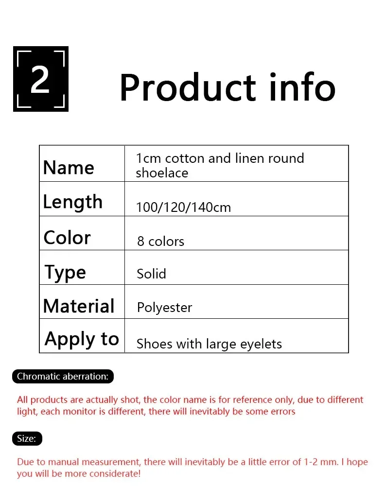 1Pair Round Shoelaces Colorful 1CM Thicker Cotton Shoelace Running Sneakers Laces 100/120/140/160CM Boots Shoe laces Shoes