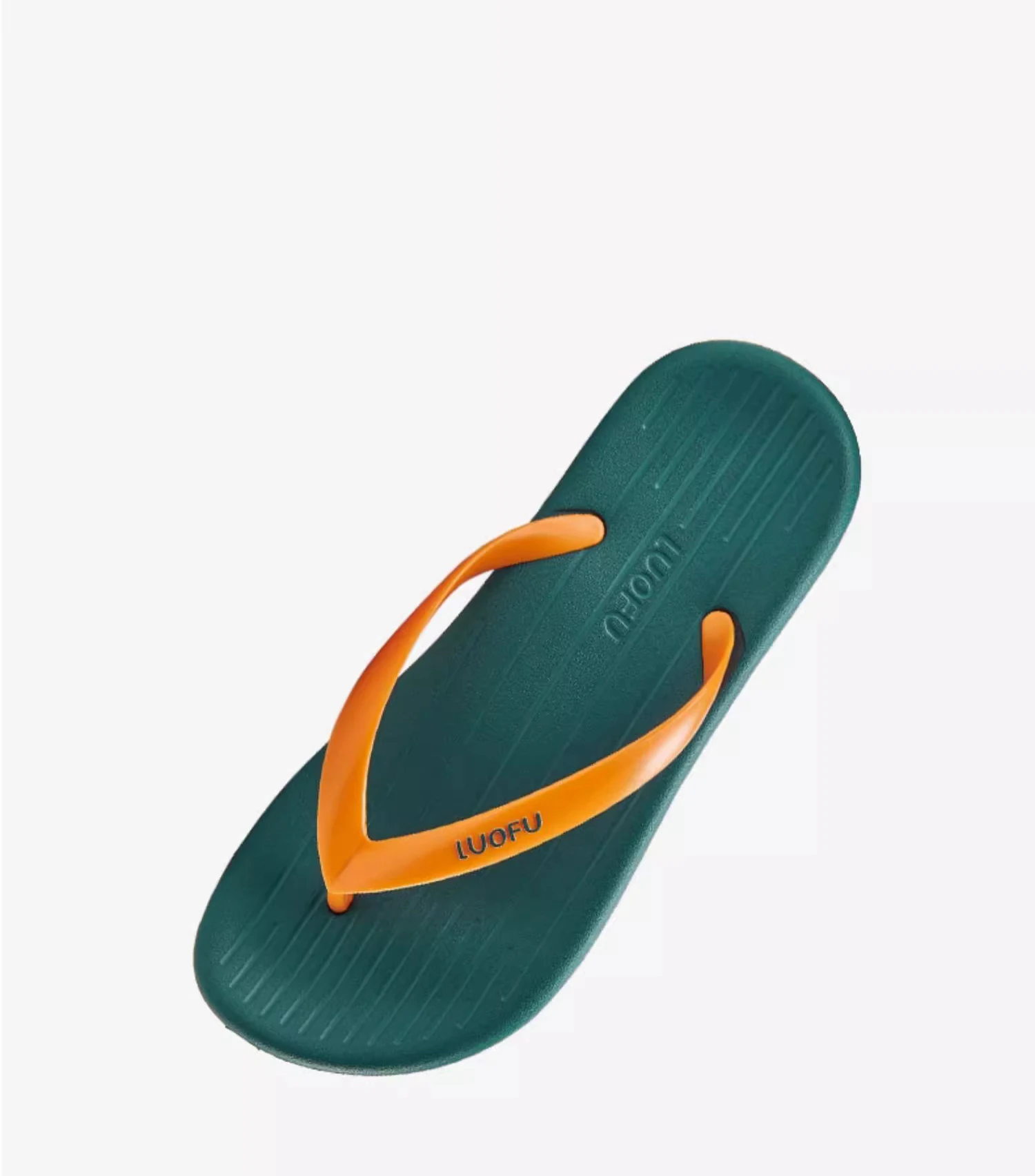 LUOFU Men's Herringbone Slippers Summer Indoor and Outdoor Fashion Couples Flat Bottom Lightweight Anti slip Slippers