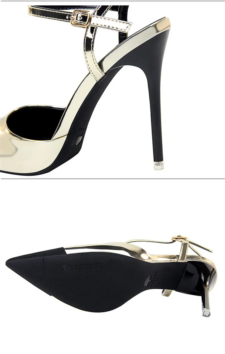 Women Pointed Toe Pumps Office Slimming Hollow Color Matching Shoes Stiletto High Heels Shoes 2024 New Fashion Sandals