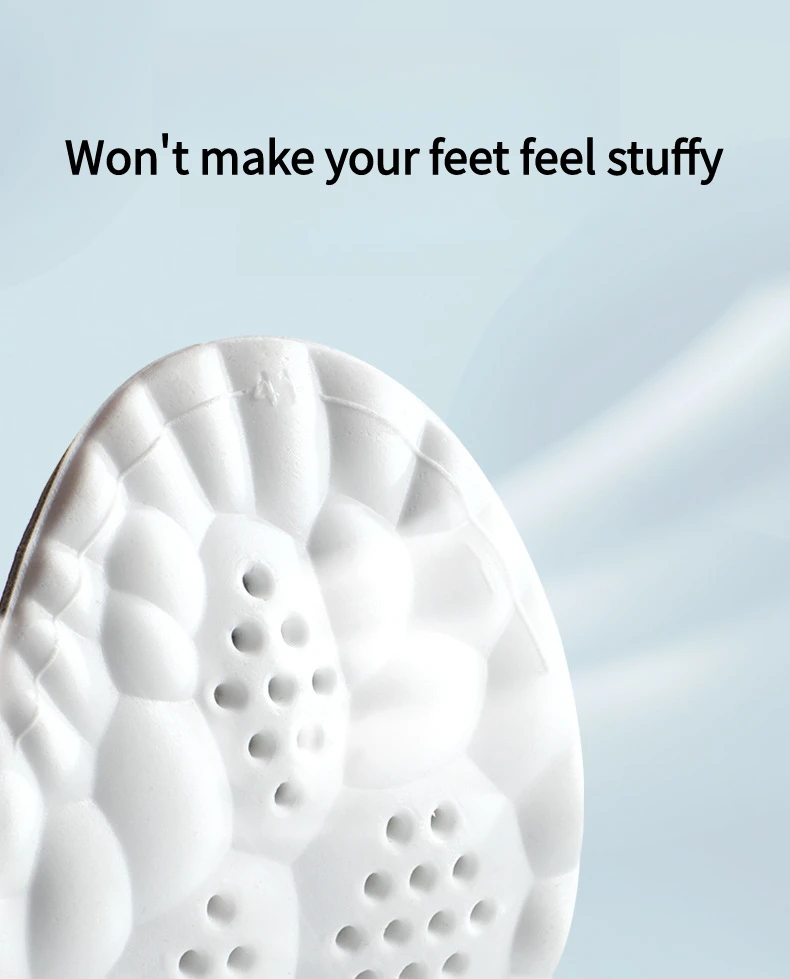 New Cowhide Shoes Insole Plantar Fasciitis Pads Arch Support Foot Orthopedic Insoles for Feet Sports Shock Absorption Shoe Sole
