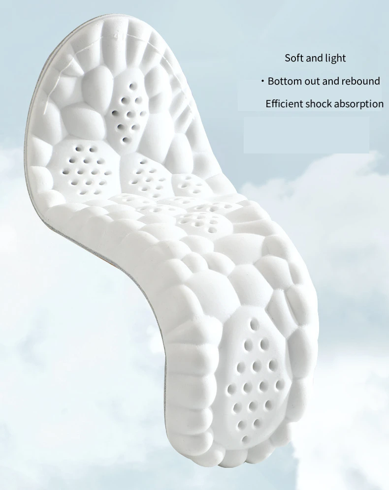 New Cowhide Shoes Insole Plantar Fasciitis Pads Arch Support Foot Orthopedic Insoles for Feet Sports Shock Absorption Shoe Sole