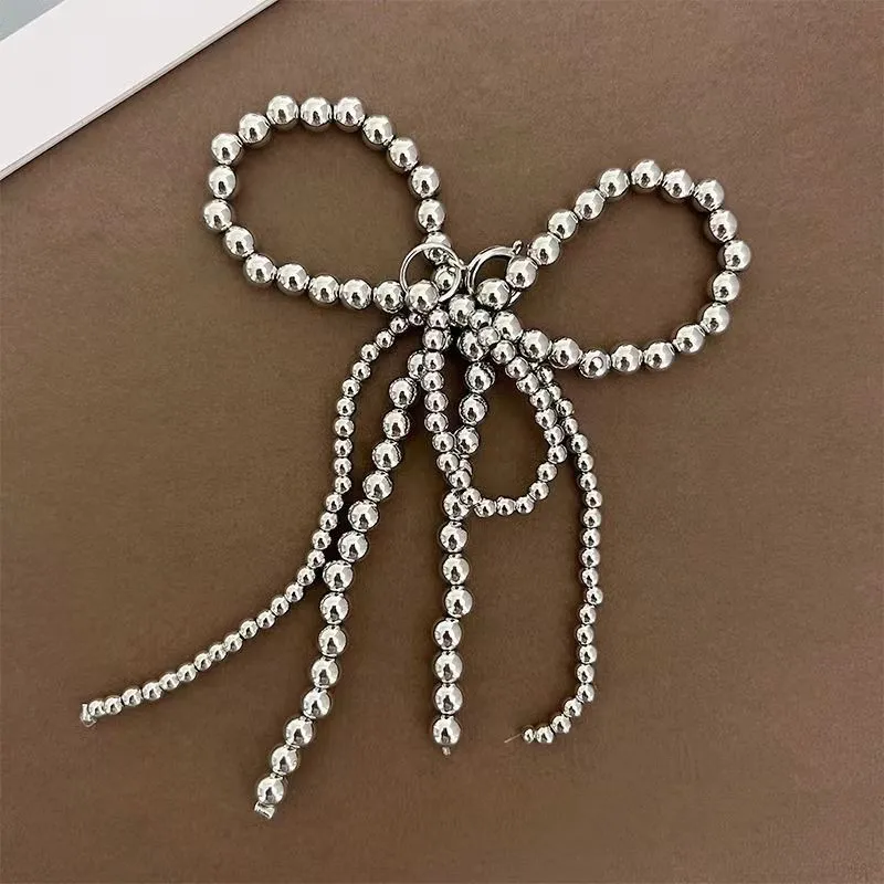 1 Pc Pearl Bow Shoe Buckle Ornaments Men Women Personality Shoelace Buckle Silver White Decorative Pendant Shoelace Accessories