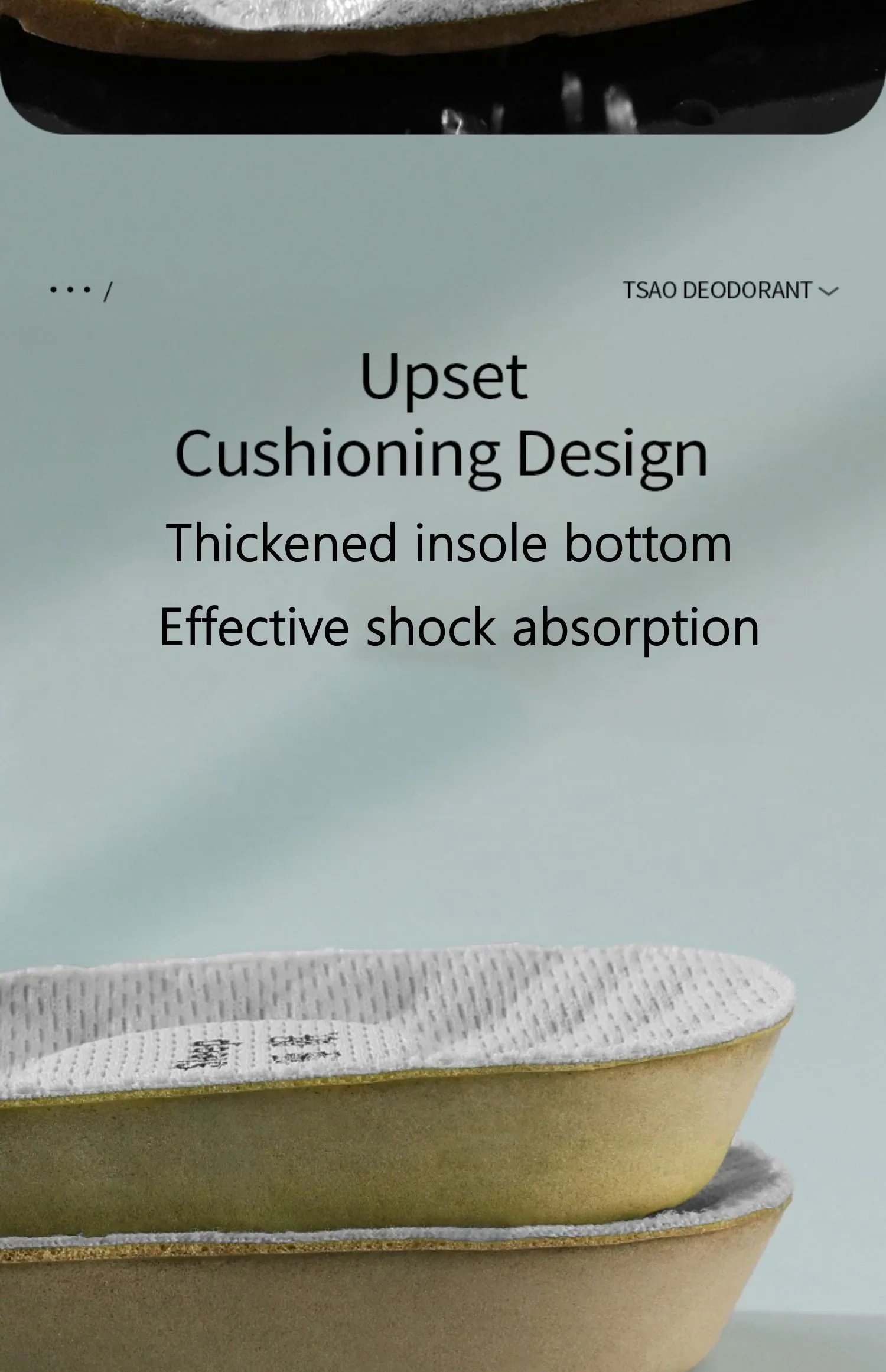 Massage Acupoints Arch Support Plantar Fasciitis Template Insole Deodorant Healthy Insoles for Shoes Men Women Shoe Sole Pads