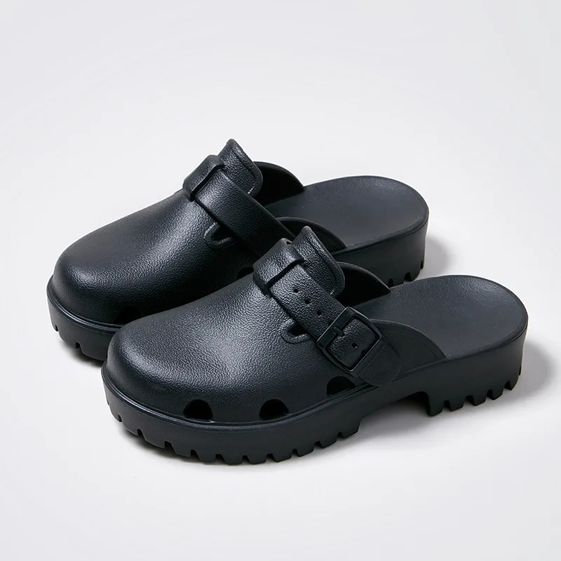 Smile Pop Women Platform Sandals Summer Clogs Slippers Fashion Women's Flat Slippers Outdoor Antiskid Waterproof Home Sandals
