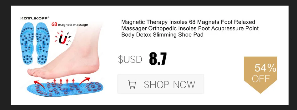 KOTLIKOFF Premium Orthotic Gel High Arch Support Insoles Gel Pad 3D Arch Support Flat Feet Women Men Orthopedic Foot Pain Unisex