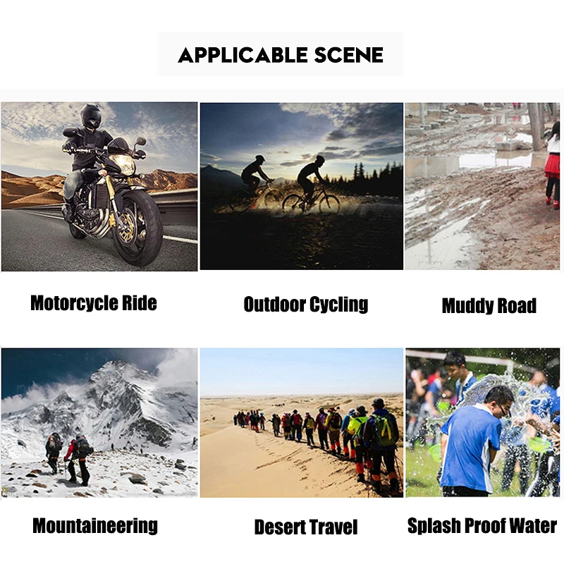 Waterproof Shoes Cover Thick Waterproof Reusable Motorcycle Cycling Bike Rain Overshoes Outdoor Anti-slip Boot Shoes Cover